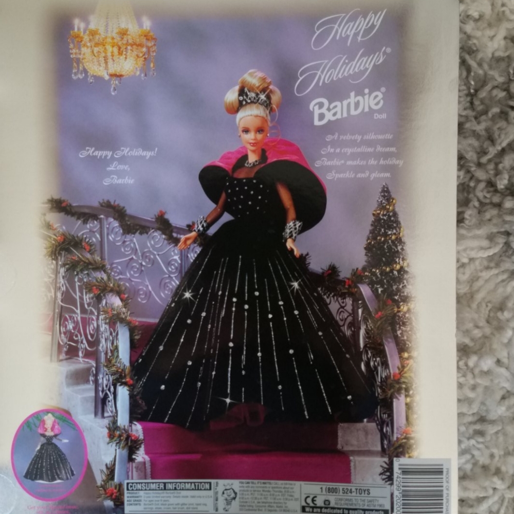 NWOT 1998 Happy Holidays Special Edition Barbie - Picture 3 of 4